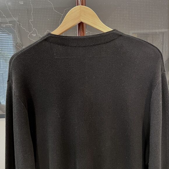 rag & bone - Winslow Crossgrain Cotton Cardigan Large - Black - Picture 6 of 6